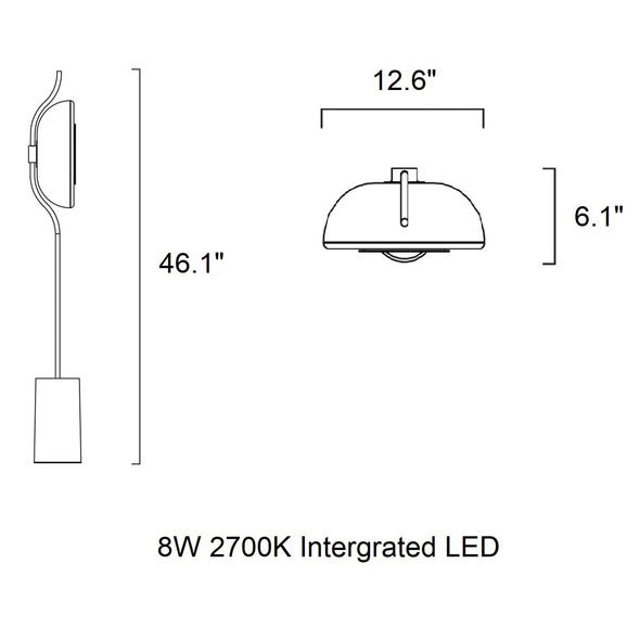 Pendulum LED Floor Lamp