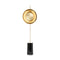 Pendulum LED Floor Lamp  option Satin Brass