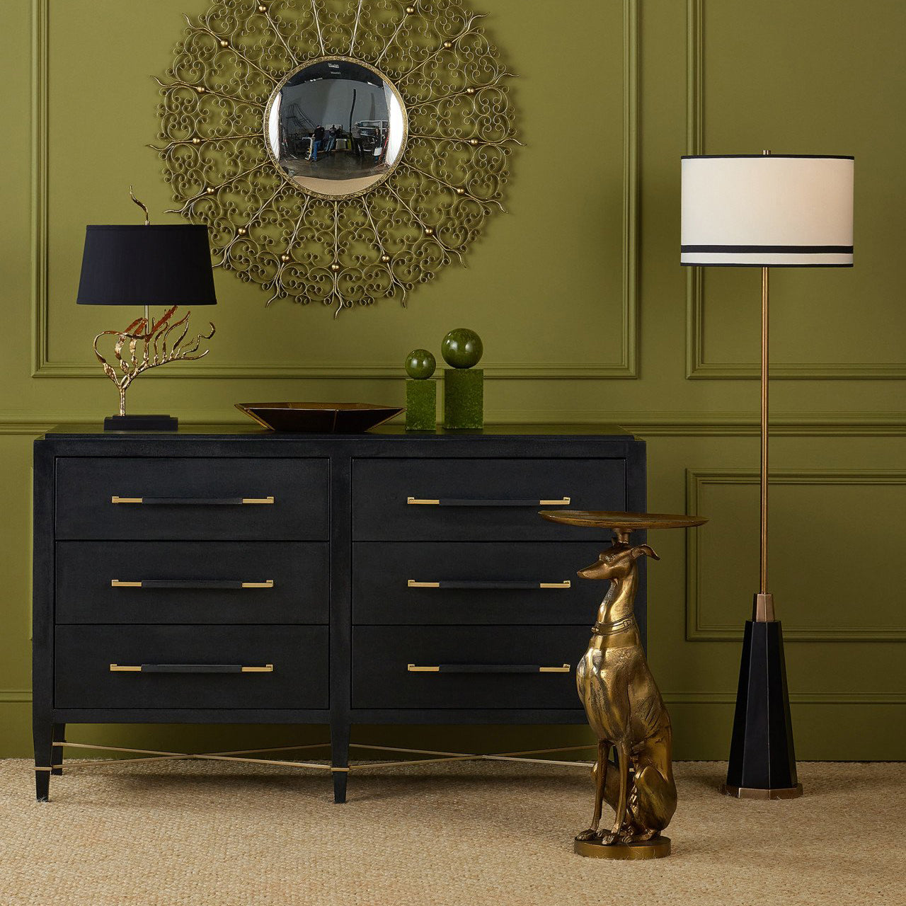 Currey & Company Ballyregan Accent Table - 2Modern