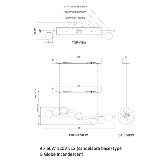 Barcarolle Chandelier