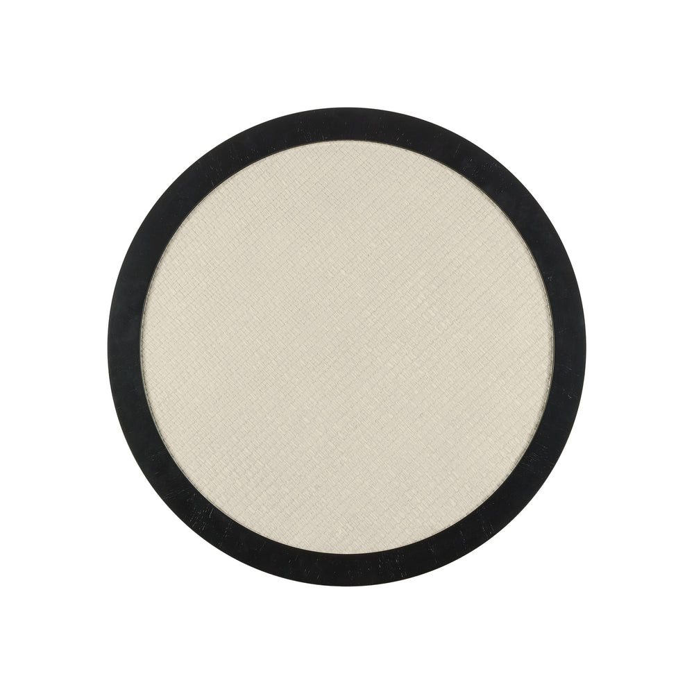 Deanna Raffia Accent Table