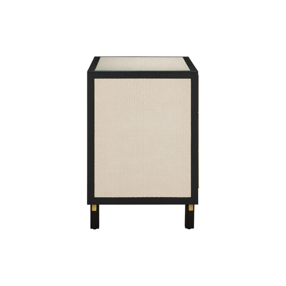 Deanna Raffia Nightstand