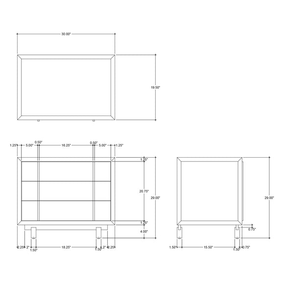 Deanna Raffia Nightstand