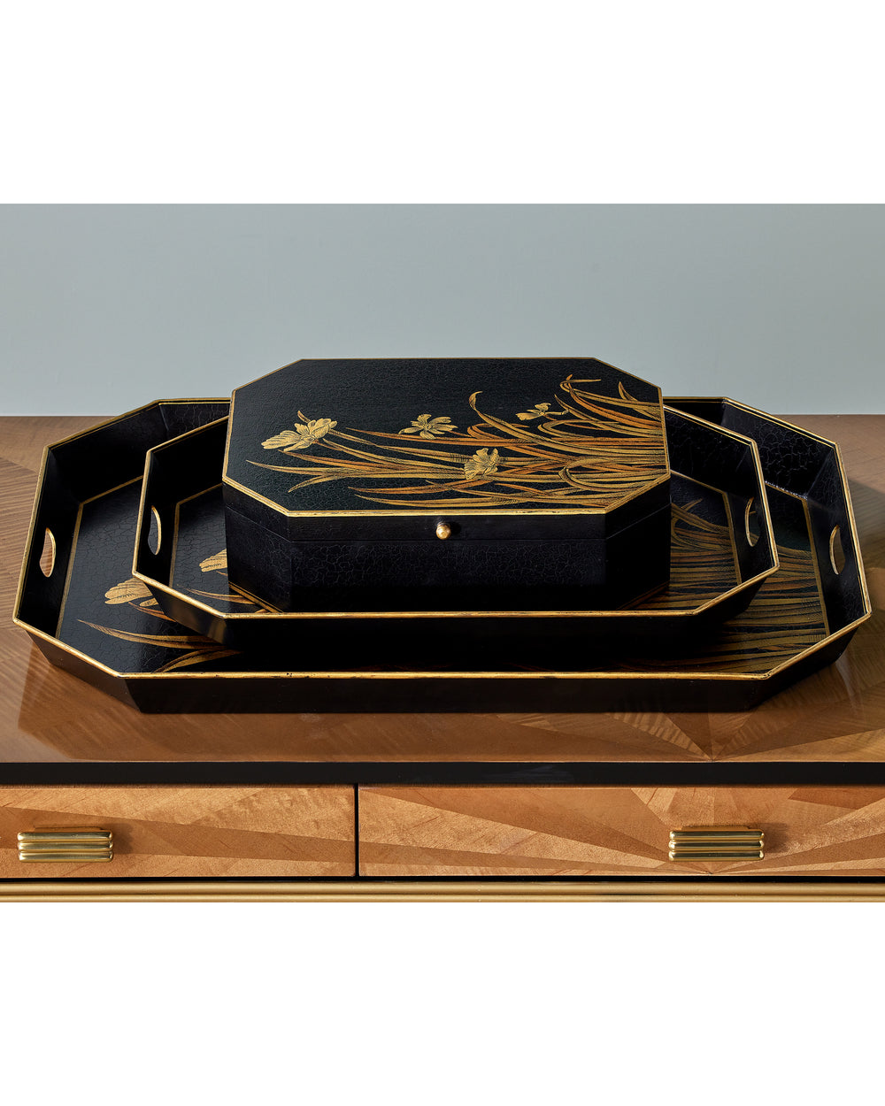 Glasshouse Tole Tray (Set of 2)