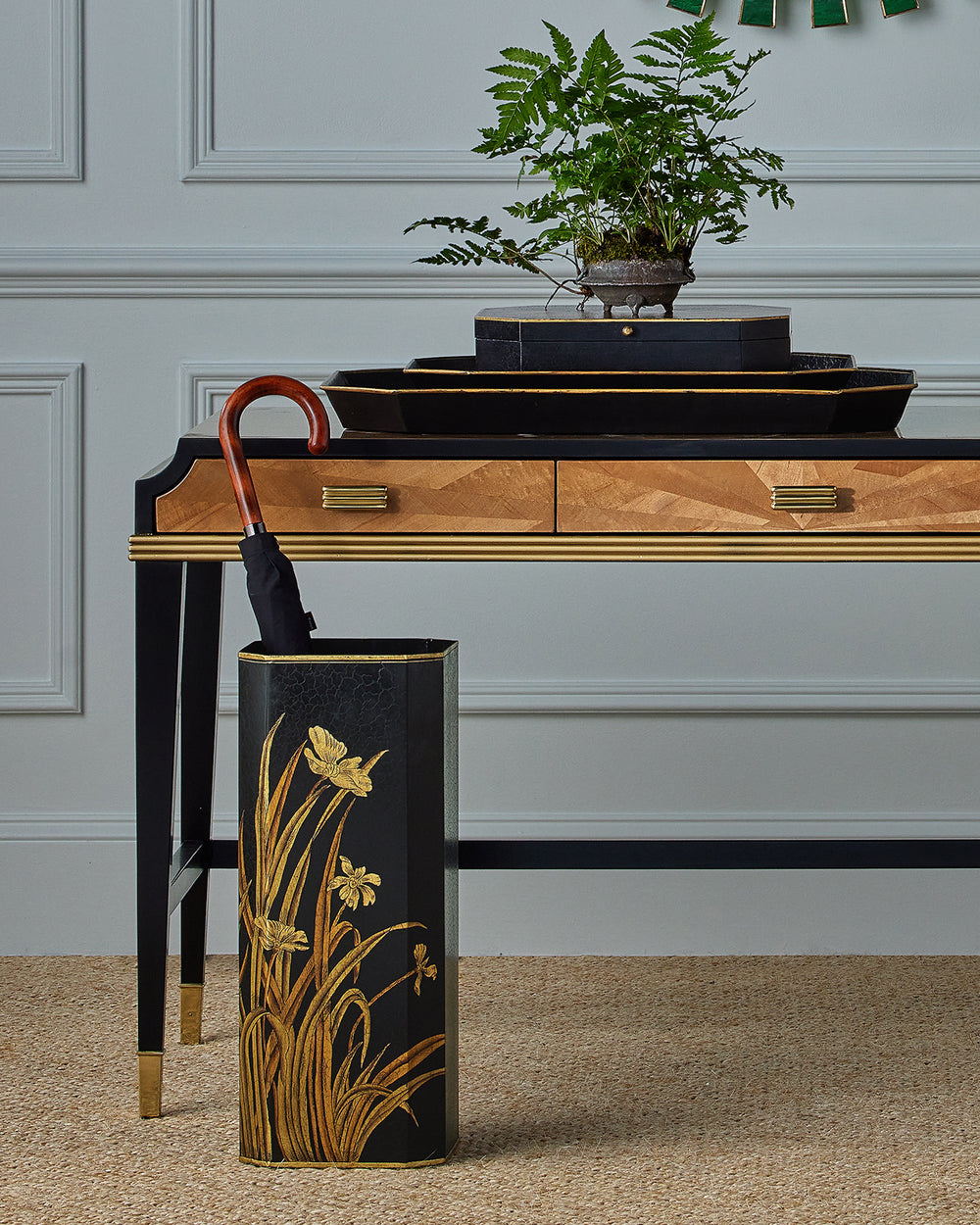 Glasshouse Tole Umbrella Stand