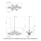 Lunaria Linear Chandelier