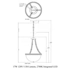Morningside LED Semi-Flush Mount