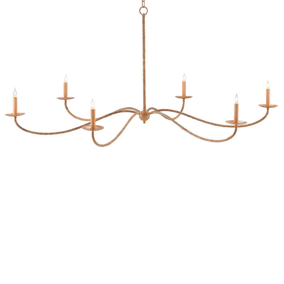 Saxon Rattan Chandelier