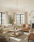 Saxon Rattan Chandelier