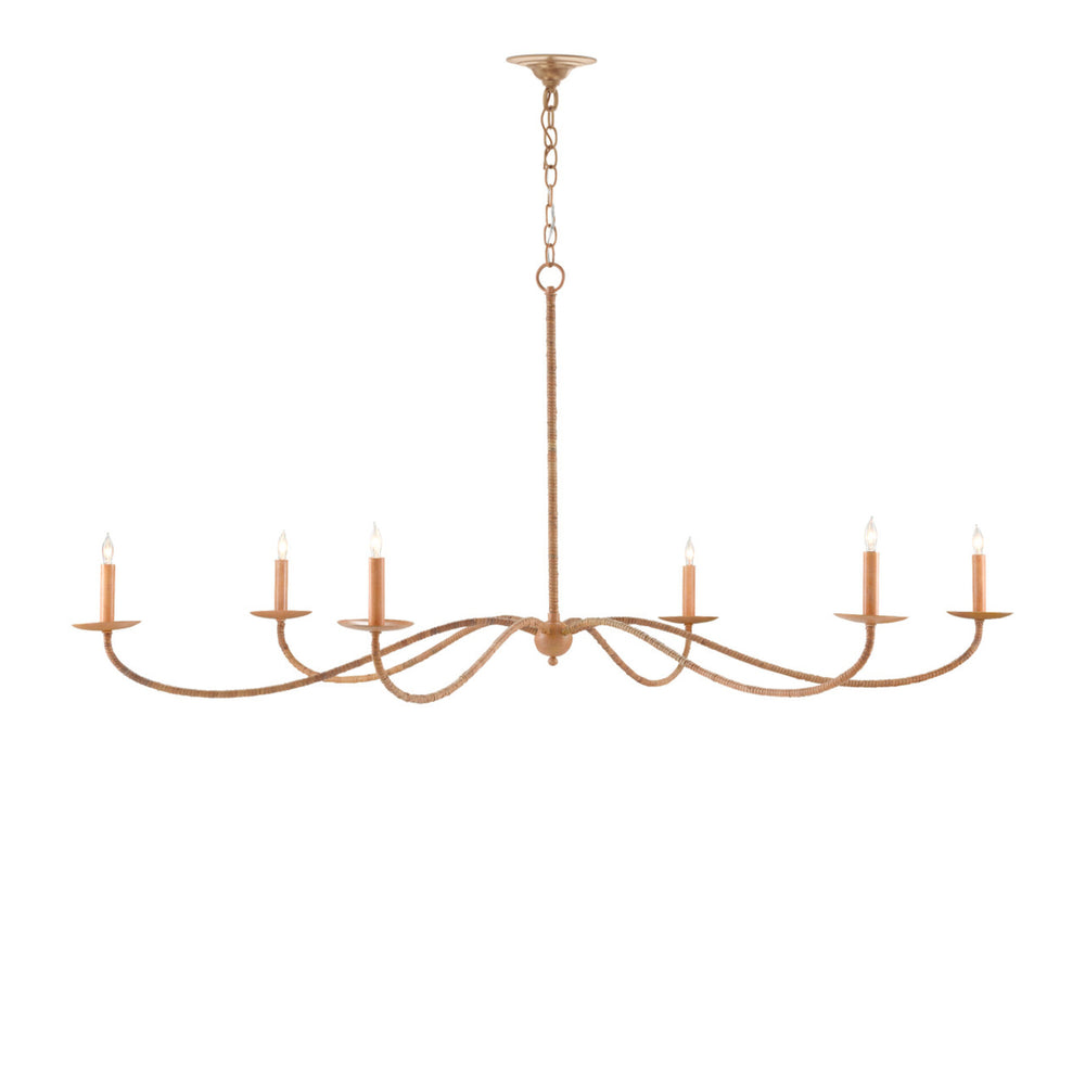 Saxon Rattan Chandelier