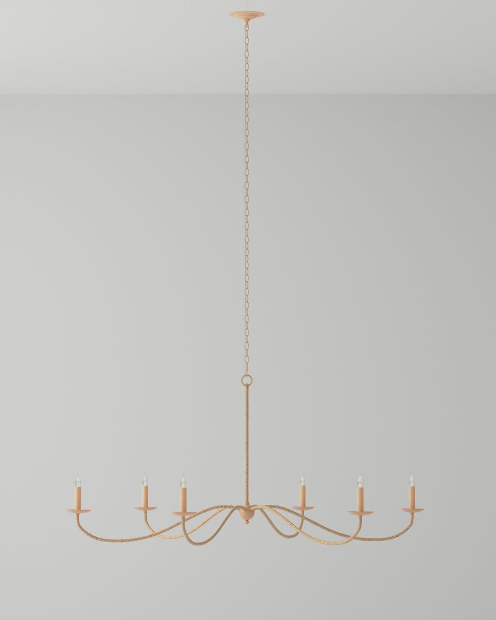 Saxon Rattan Chandelier