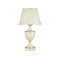 Travelogue Portable Table Lamp  option Ivory / Gold