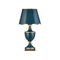 Travelogue Portable Table Lamp  option Navy / Gold