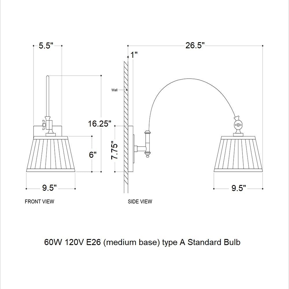 Ashby Swing-Arm Wall Sconce