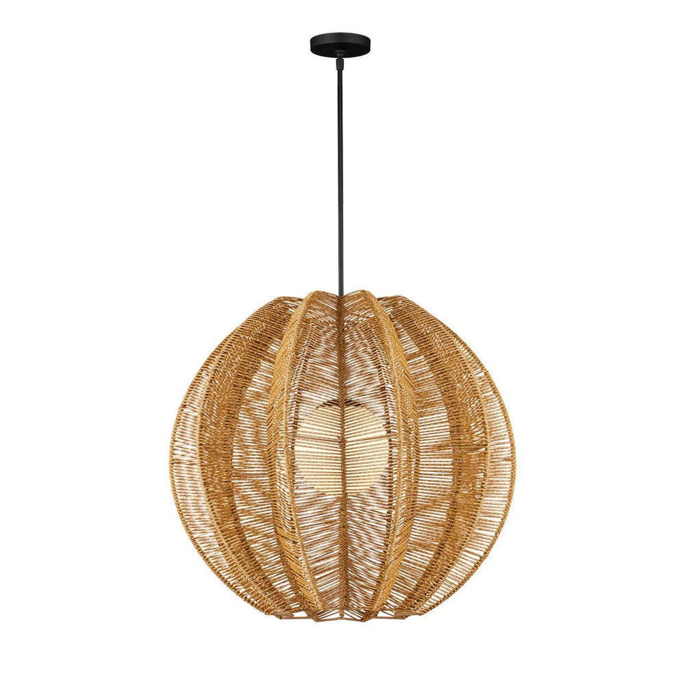 Barbary Fluted Outdoor Pendant Light