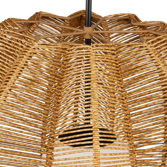 Barbary Fluted Outdoor Pendant Light