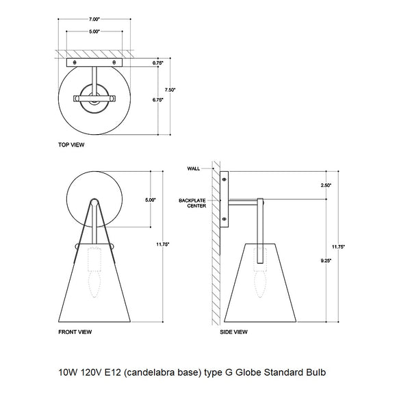 Bronwen Bathroom Vanity Light
