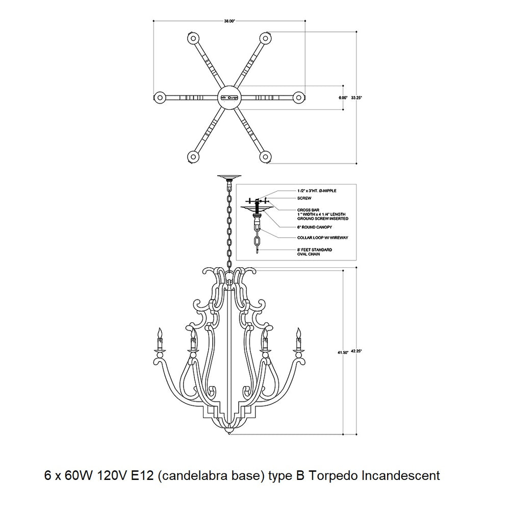 Durand Chandelier