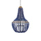 Penelope Chandelier  option Antique Black / Blue / Gold