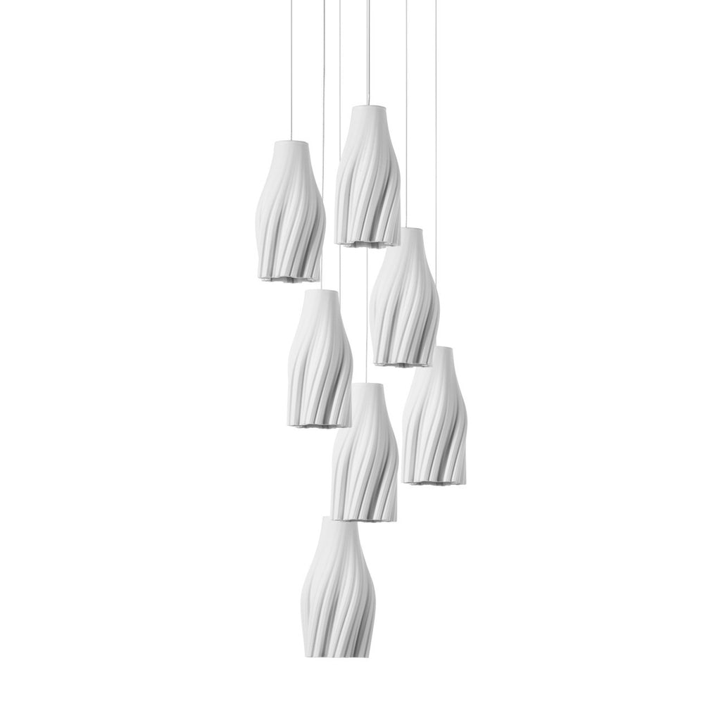 Posh Round Multi Light Pendant Light