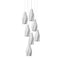Posh Round Multi Light Pendant Light  option 7 Lights