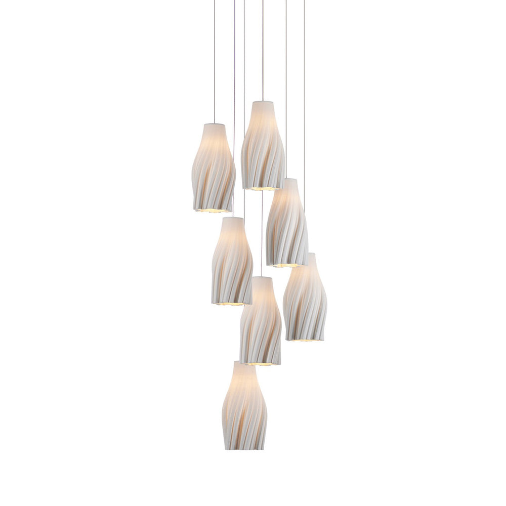 Posh Round Multi Light Pendant Light