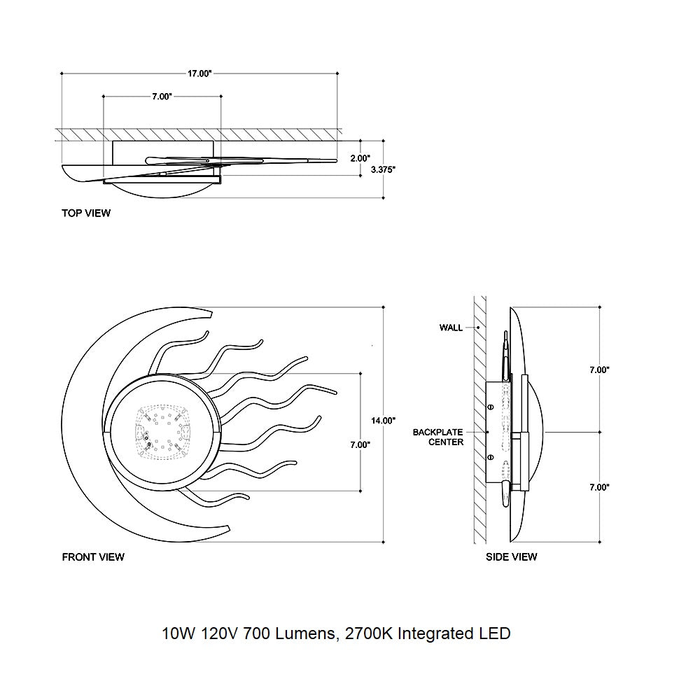 Tona LED Wall Sconce