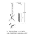 Asterisk LED Pendant Light