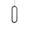 Atom Vertical LED Pendant Light  option Black