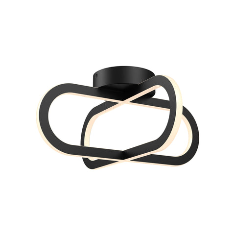 Atom Vertical Ring LED Flush Mount