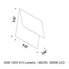 Folder LED Wall Sconce