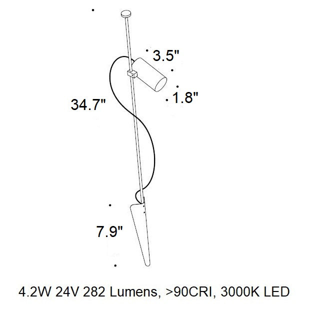 Grillo Outdoor LED Post Light