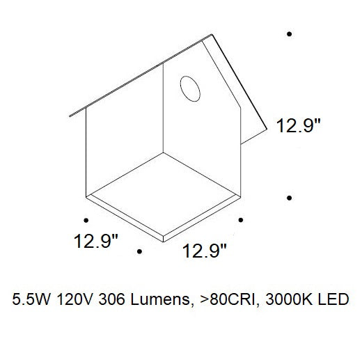 Imu Outdoor LED Wall Sconce