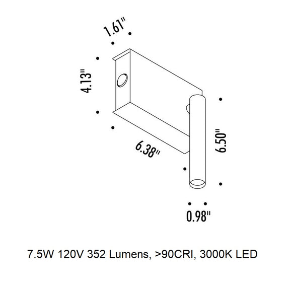 Mira Switch LED Wall Sconce