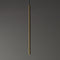 Miss 1 LED Pendant Light  option Brushed Brass