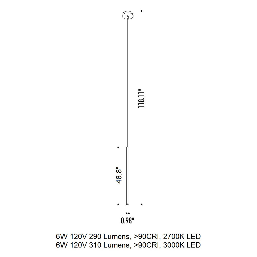 Miss 1 LED Pendant Light