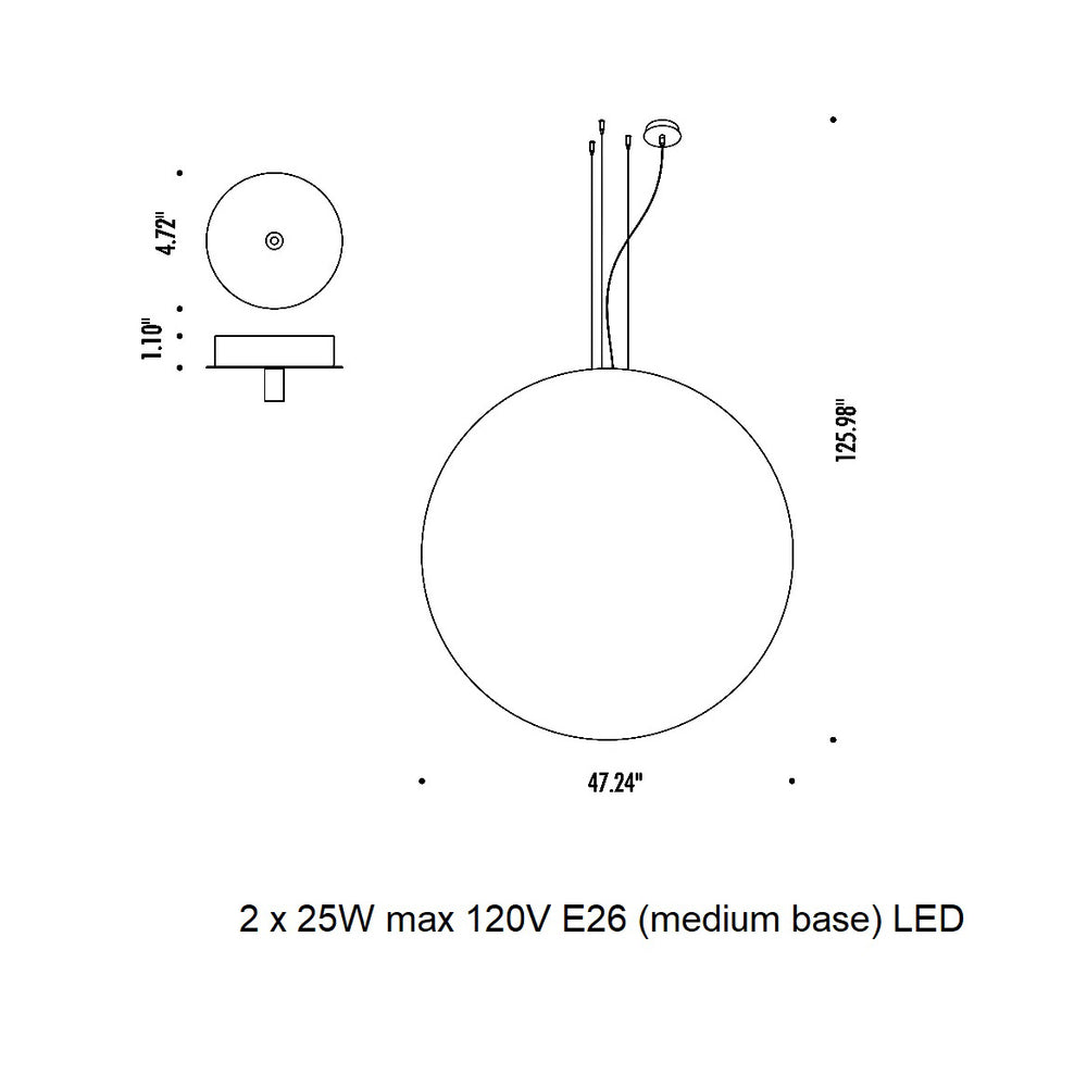 Moon Pendant Light
