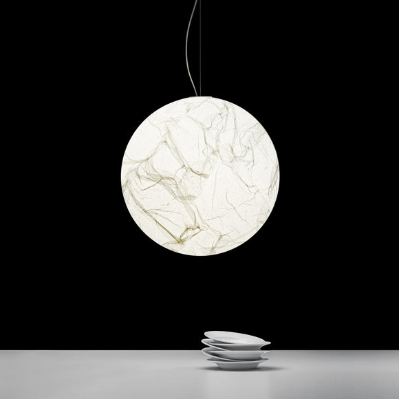 Moon Pendant Light with Dual Emission