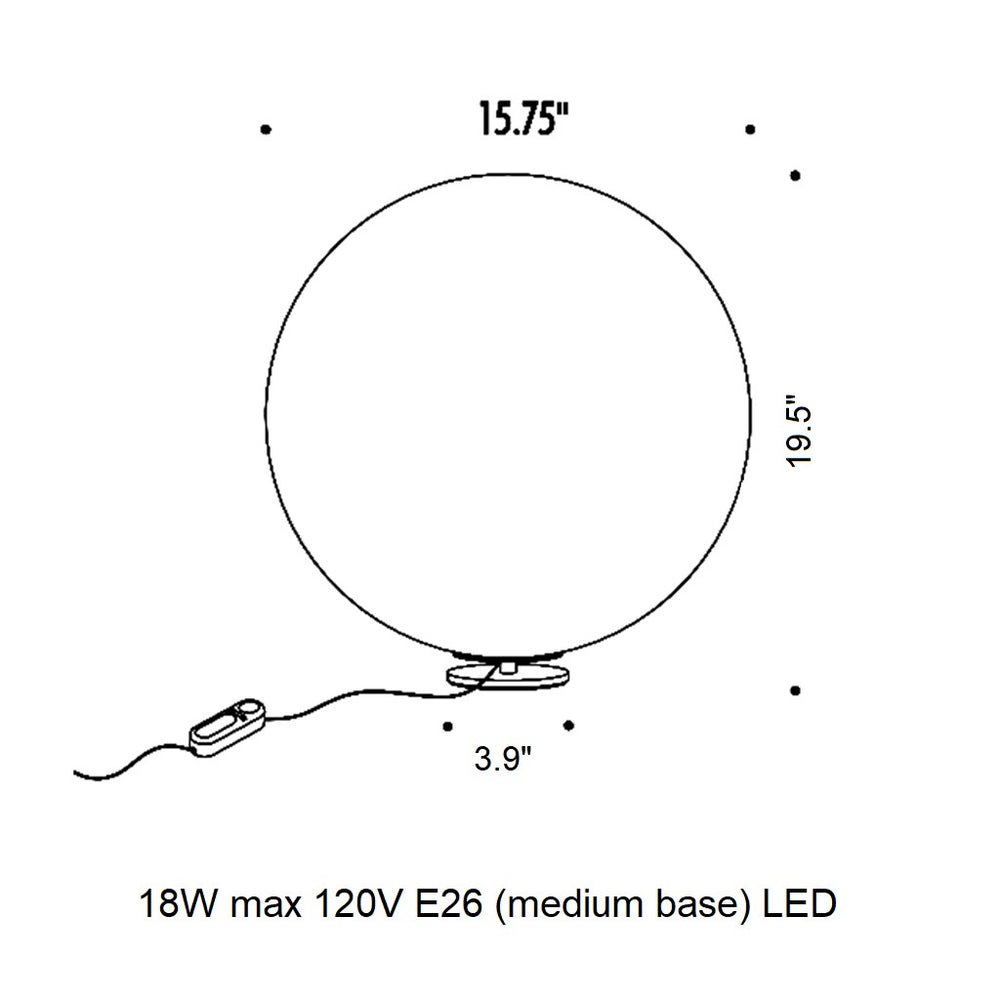 Moon T Table Lamp