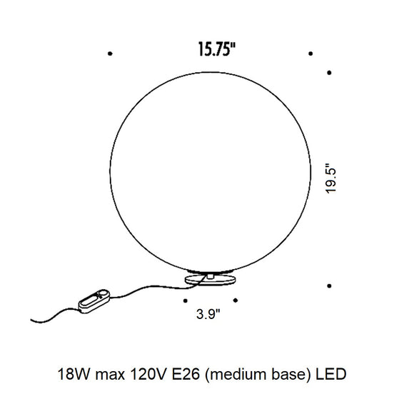 Moon T Table Lamp
