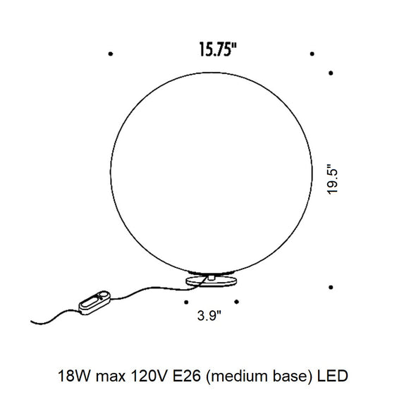 Moon T Table Lamp