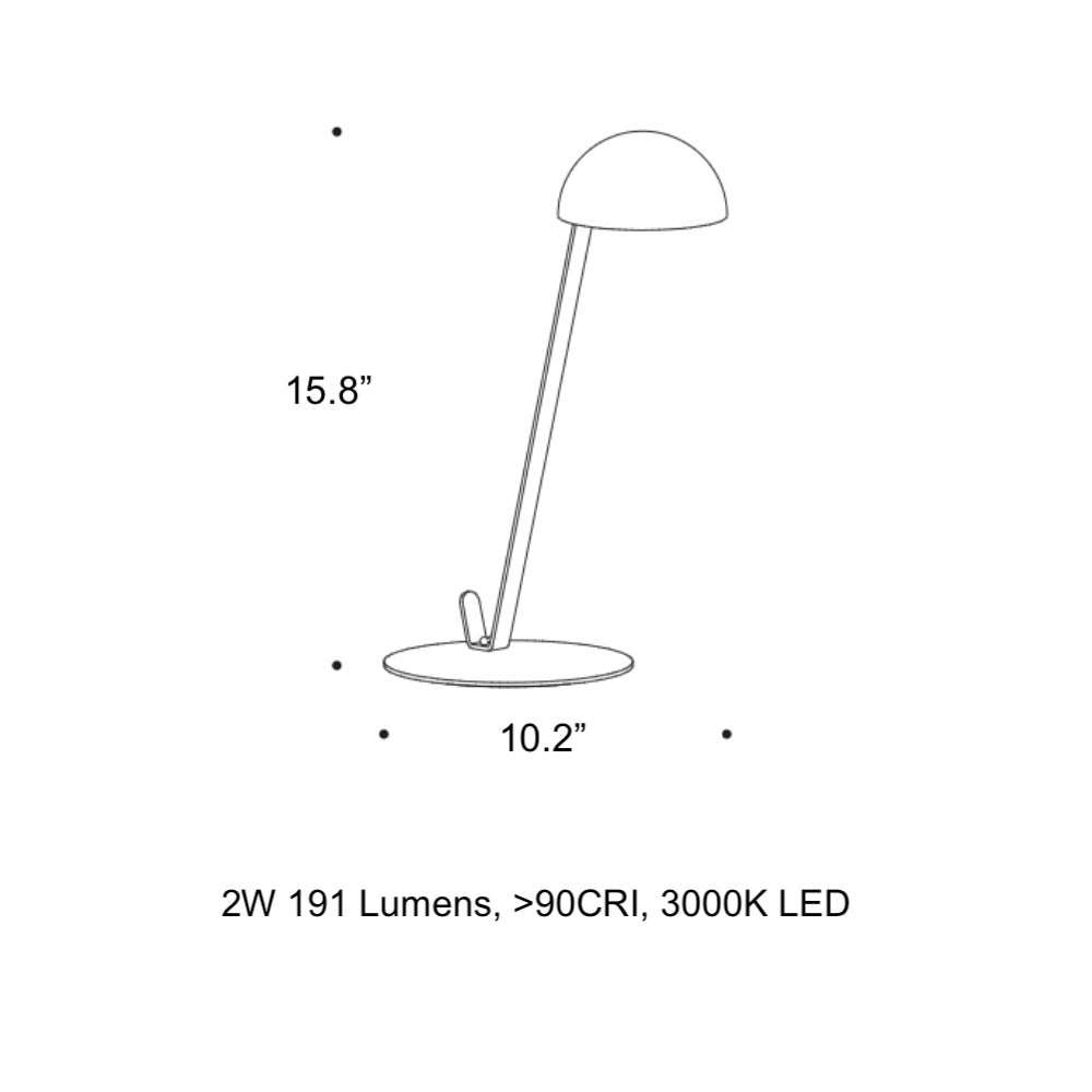 Post Prandium Portable Table Lamp