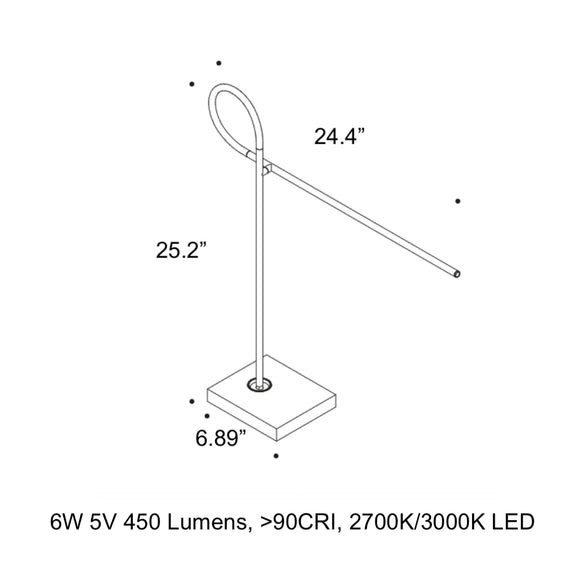 Ribbon Portable Table Lamp