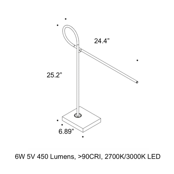 Ribbon Portable Table Lamp