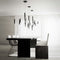 Simbiosi Multi-Light LED Pendant Light  option Total Black