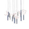 Simbiosi Multi-Light LED Pendant Light  option White
