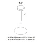 TeTaTeT Flute LED Portable Table Lamp