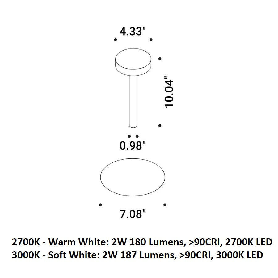 TeTaTeT Flute Portable Table Lamp