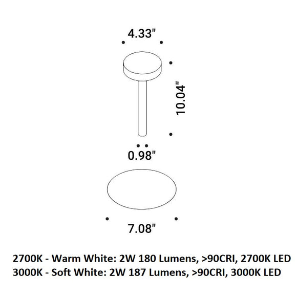 TeTaTeT Flute Portable Table Lamp