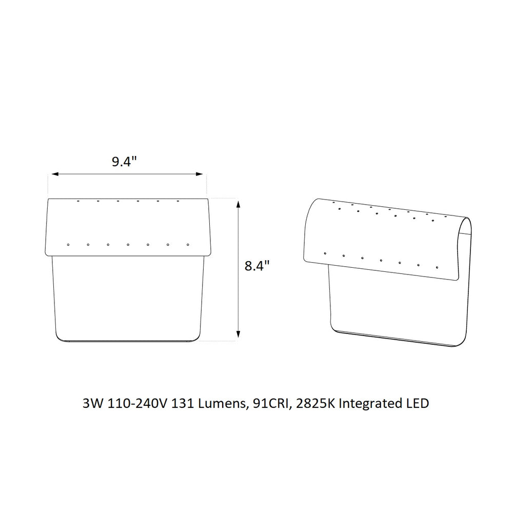 Biny Curve LED Wall Sconce